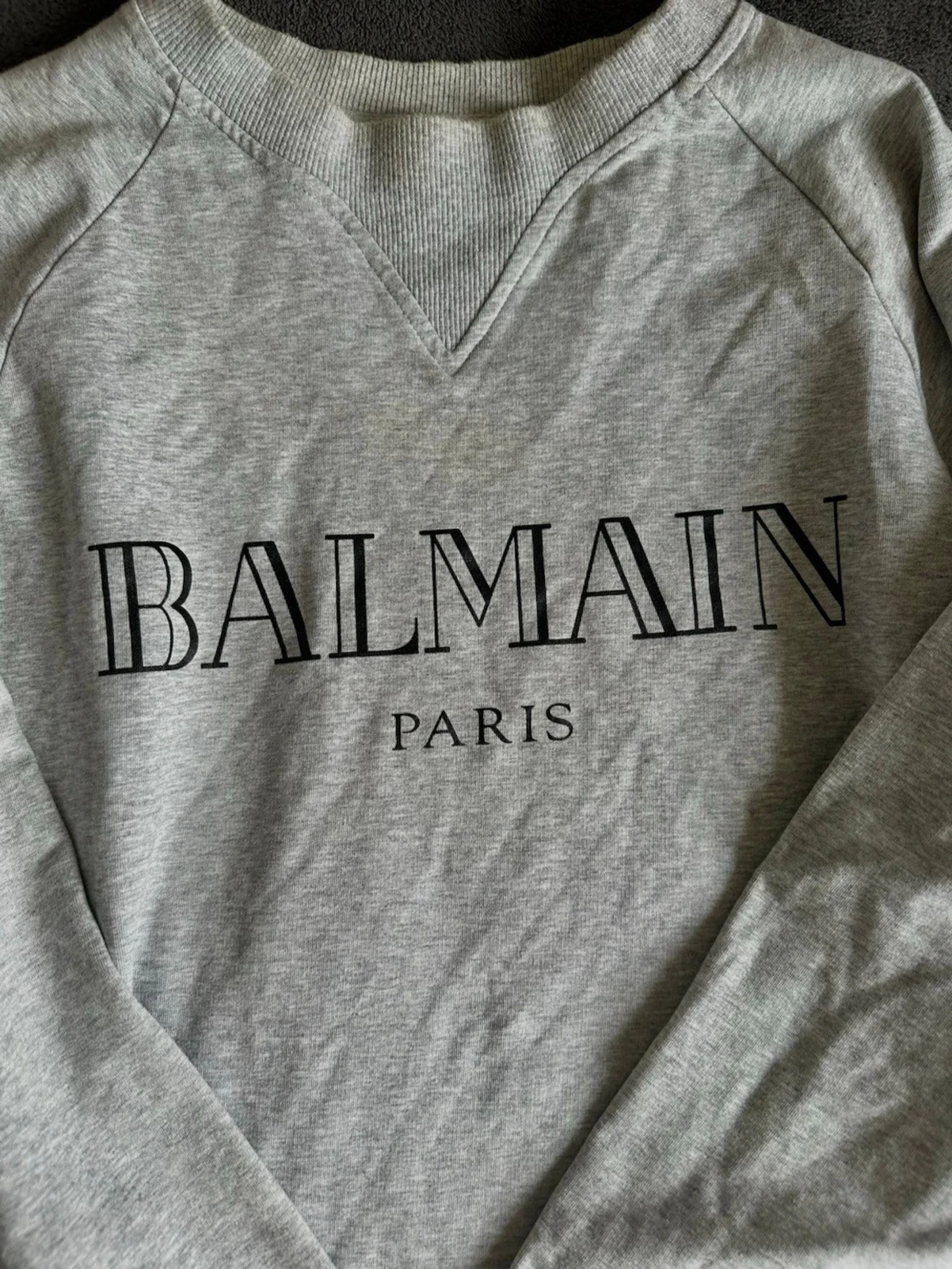 Grå sweatshirt från Balmain Paris - 1