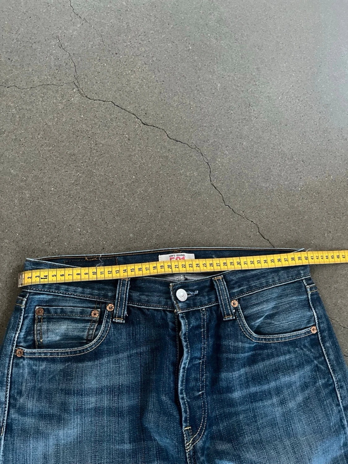 Blå raka jeans från Levi's - 3
