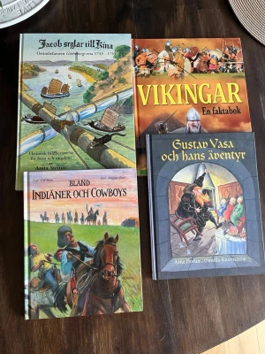4st Historia barnböcker  - 30kr styck 100kr för alla 