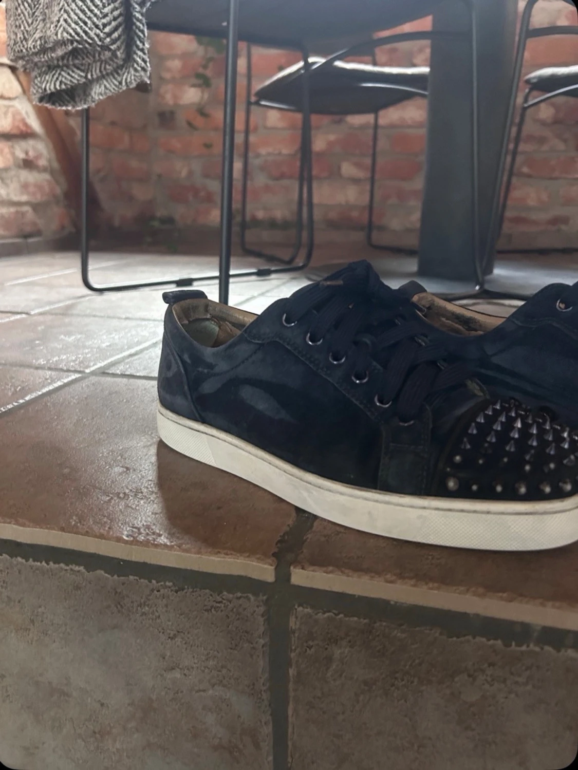 Mörkblå Louboutins - 1
