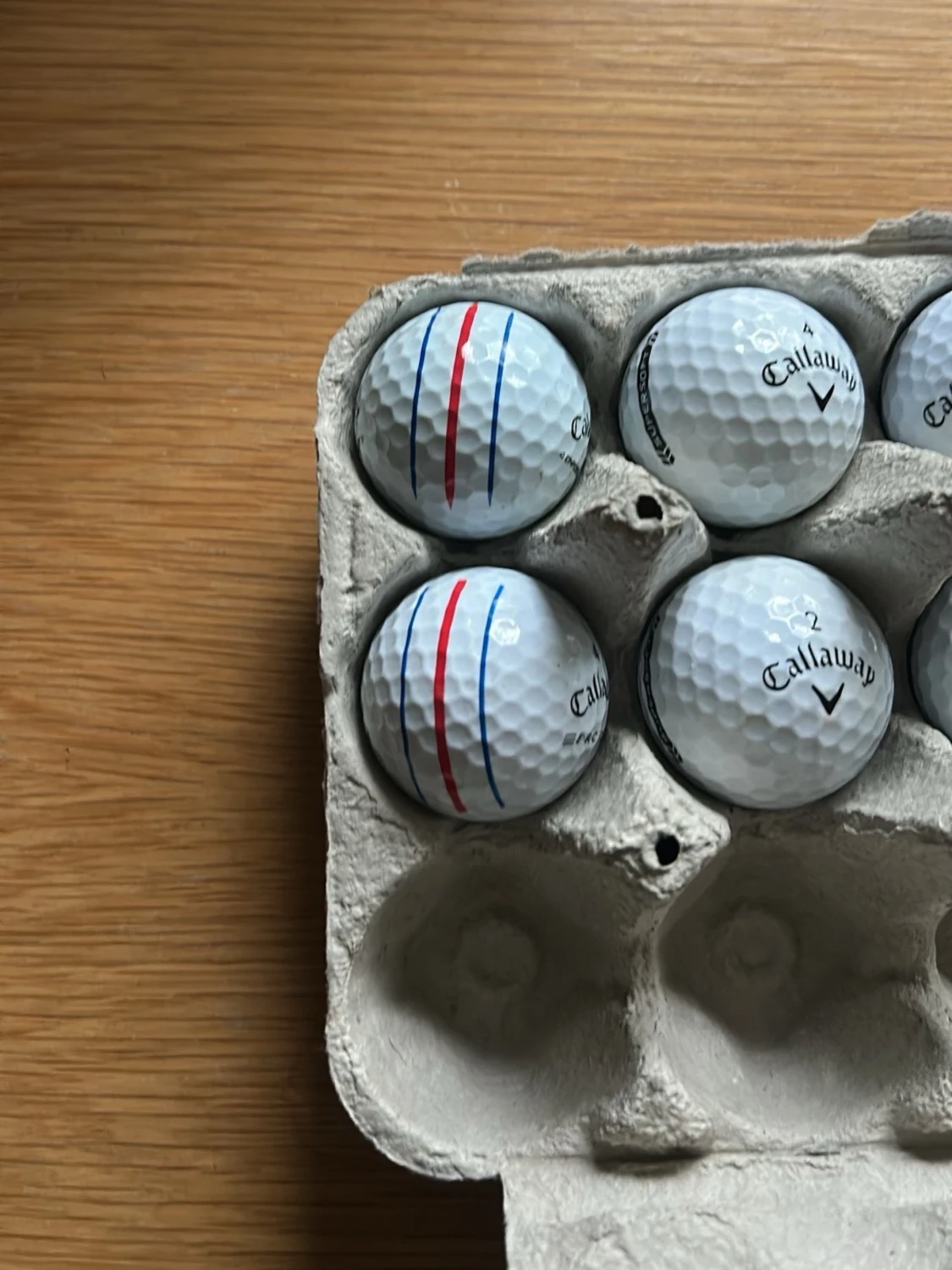 Golfbollar Callaway i äggkartong - 1