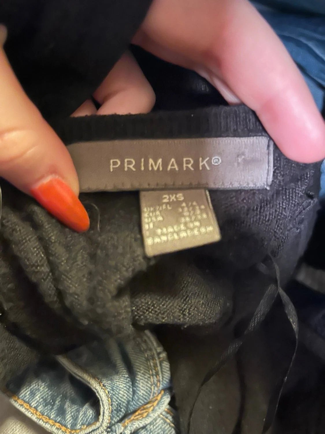 Svart långärmad tröja - 2