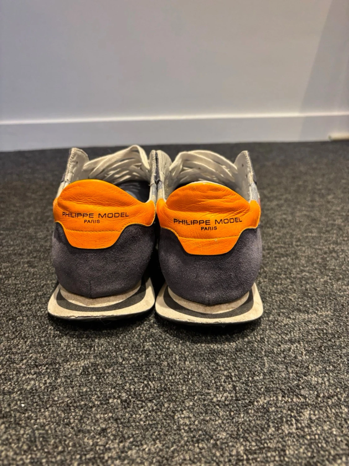 Philippe Model grå-orange sneakers - 1