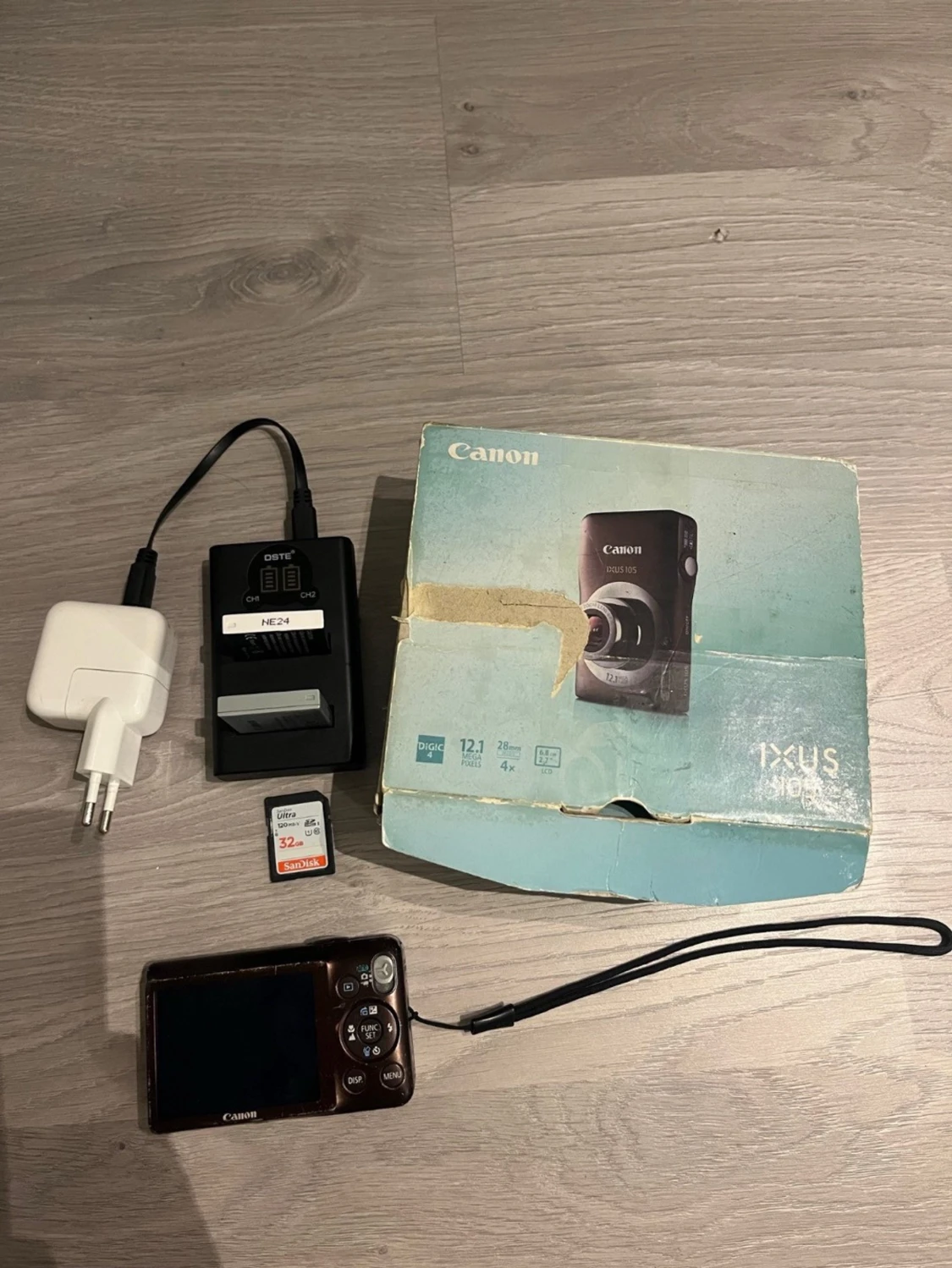 Canon IXUS 105 digitalkamera brun - 1