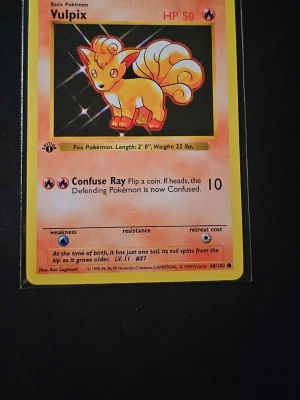 Vulpix #68 1st edition - Utmärkt Skick