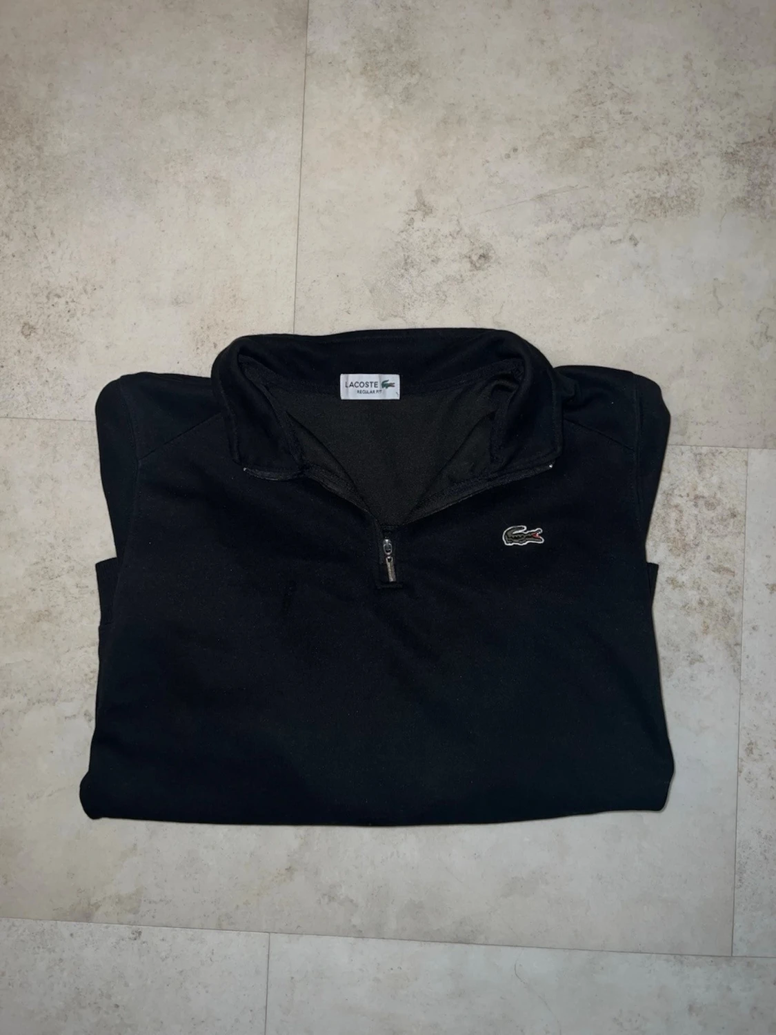 Svart halvzip tröja från Lacoste - 1