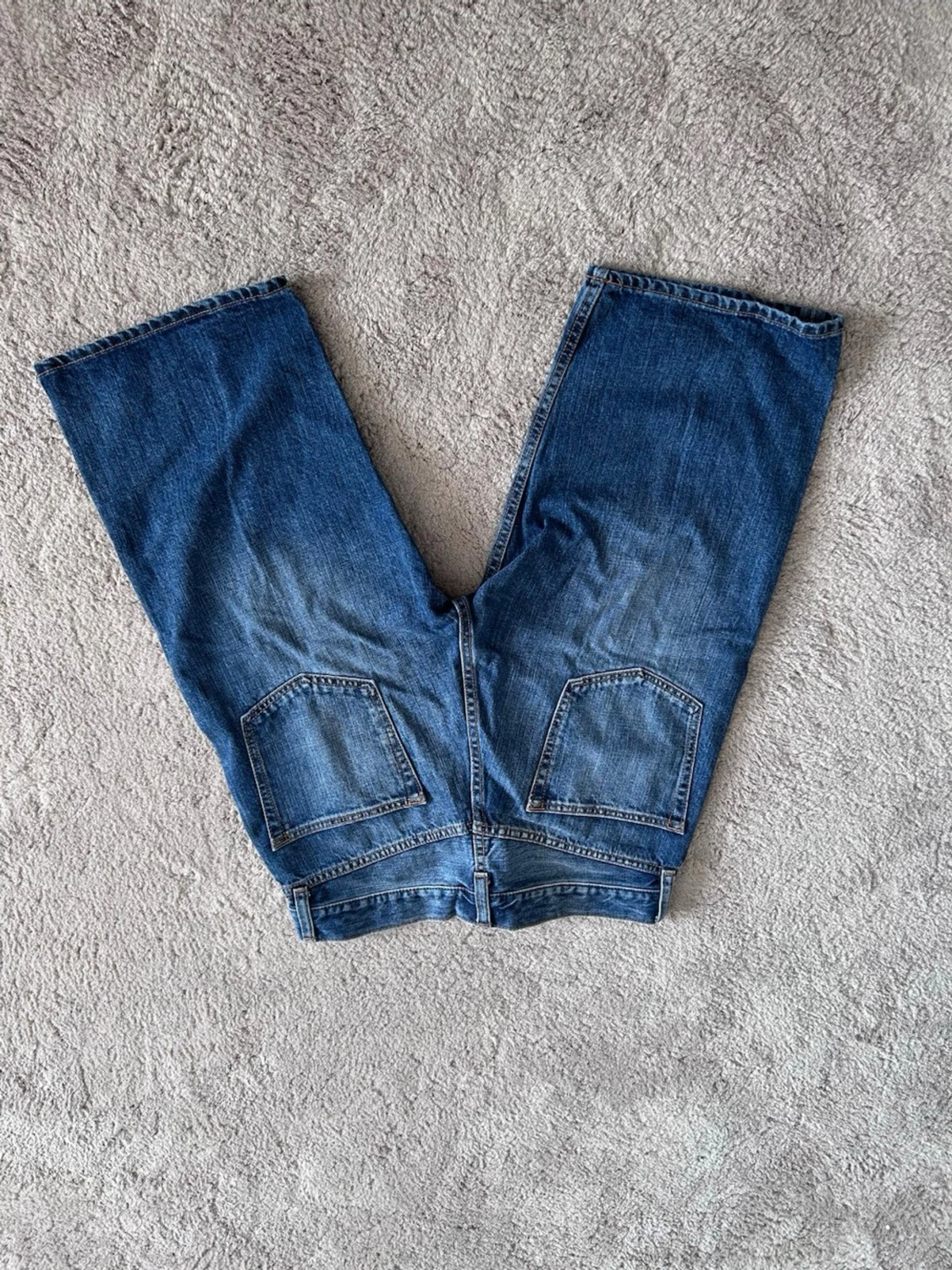 Blå denimshorts  - 1