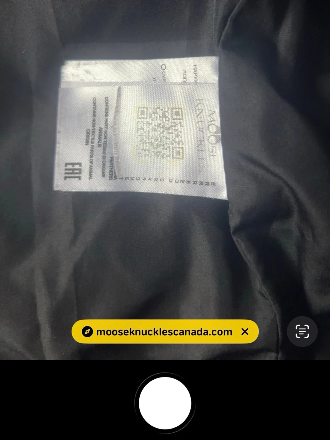 Svart dunjacka Moose Knuckles XL - 2