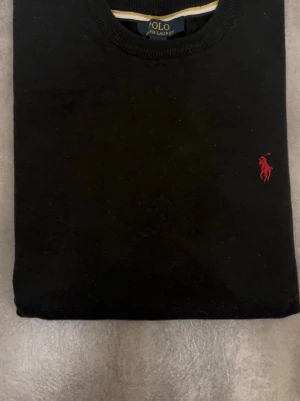 Ralph Lauren långärmad - Säljer en långärmad från Ralph Lauren.  Svart med röd logga på bröstet. Storlek M (herr). Mycket Bra Skick.