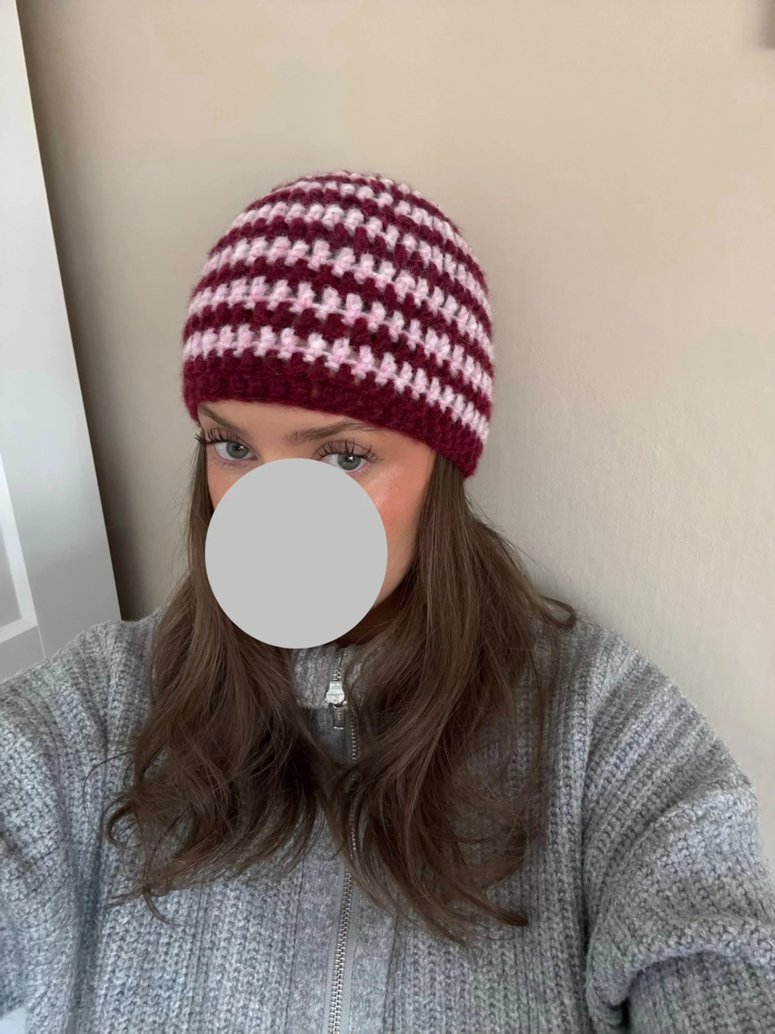 Virkad beanie