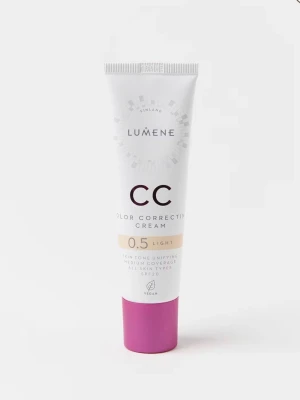 Lumene CC Cream 0.5 Light - Lumene CC Color Correcting Cream i nyansen 0.5 Light. Använd få talls gånger. Nästan helt full