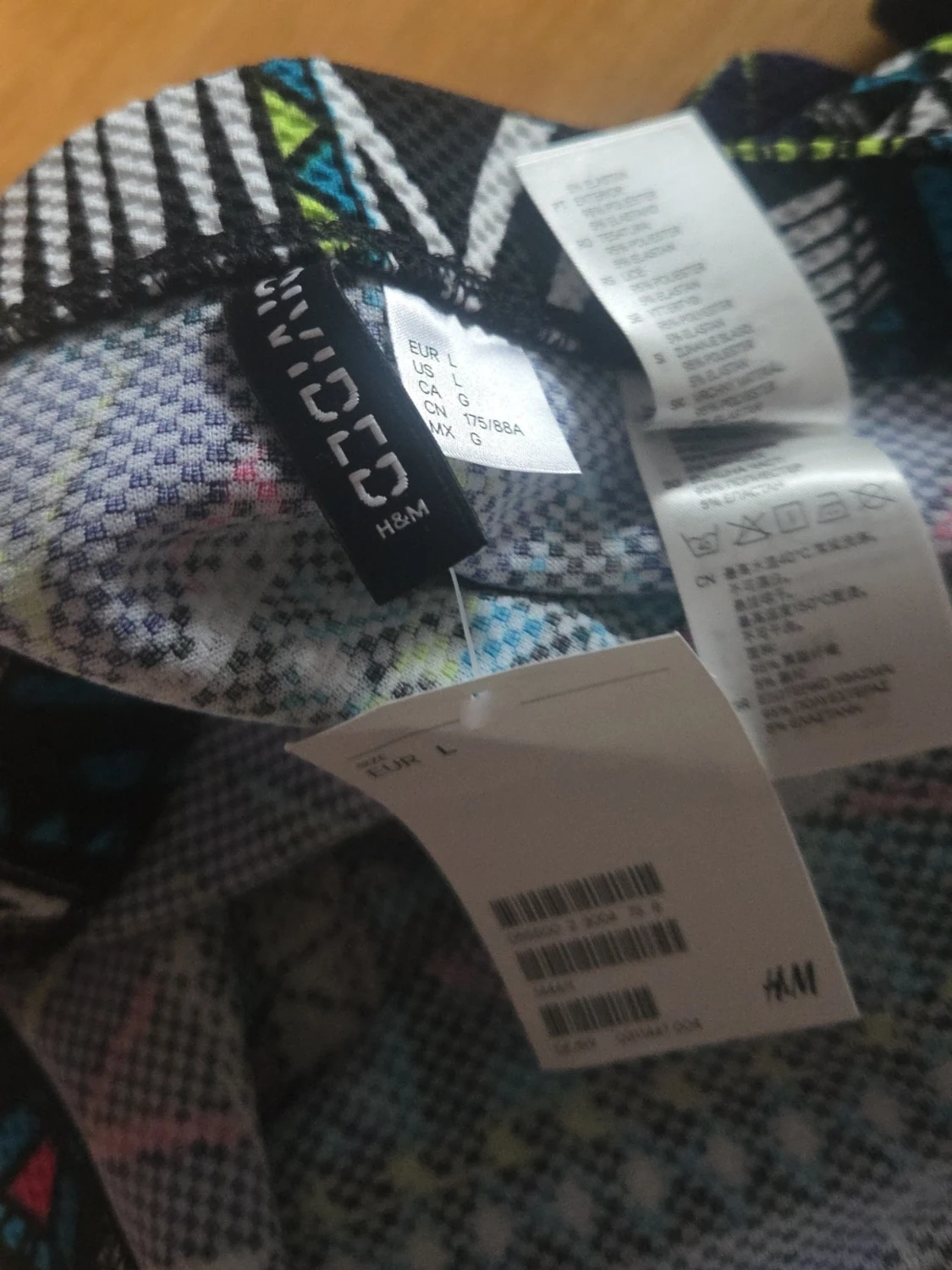Mönstrad kortkjol från H&M - 1