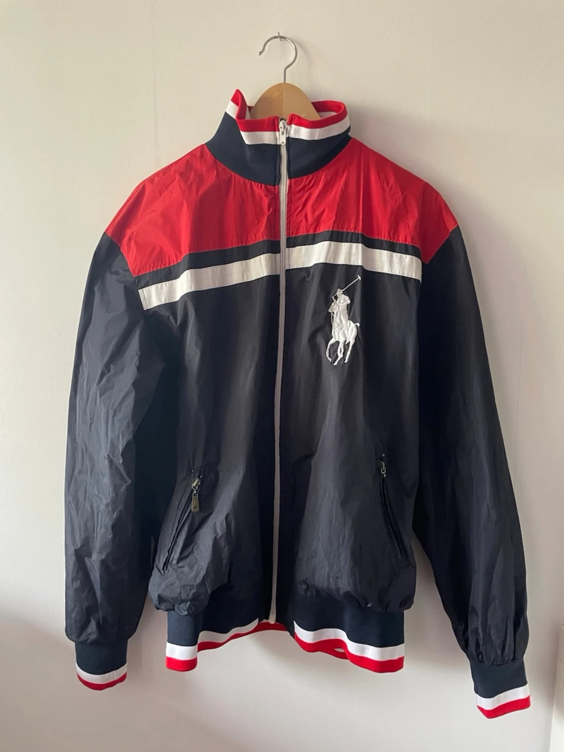 Ralph Lauren vindjacka röd/svart