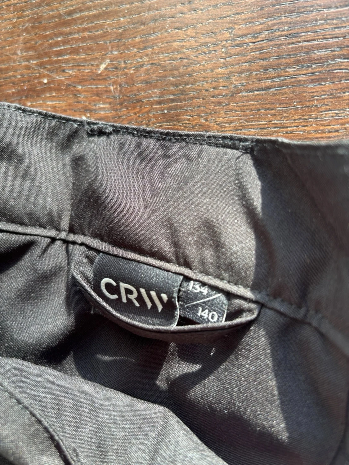 Svarta täckbyxor med fickor - 5