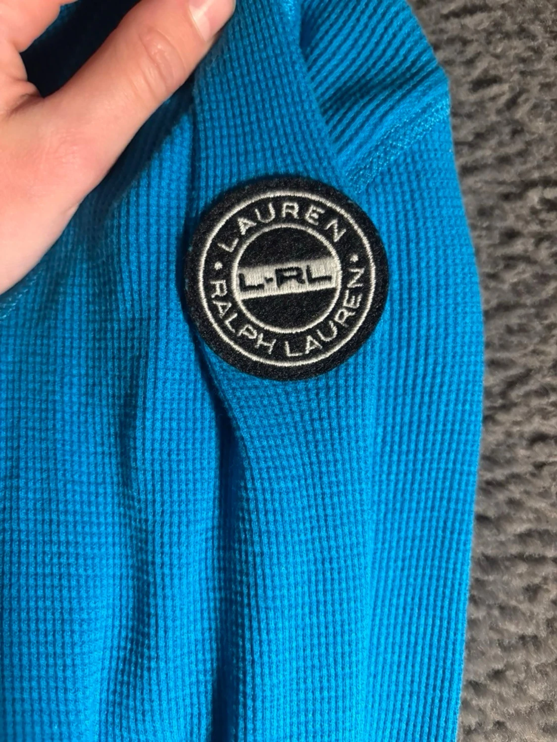 Blå halvzip från Lauren Ralph Lauren - 3