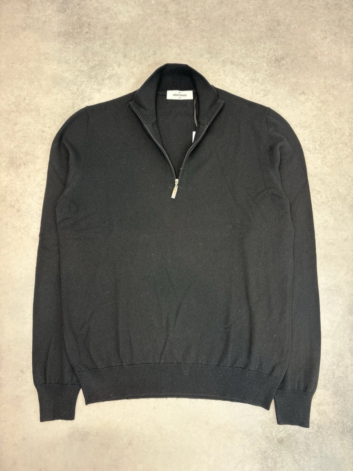 Svart halvzip-tröja Gran Sasso