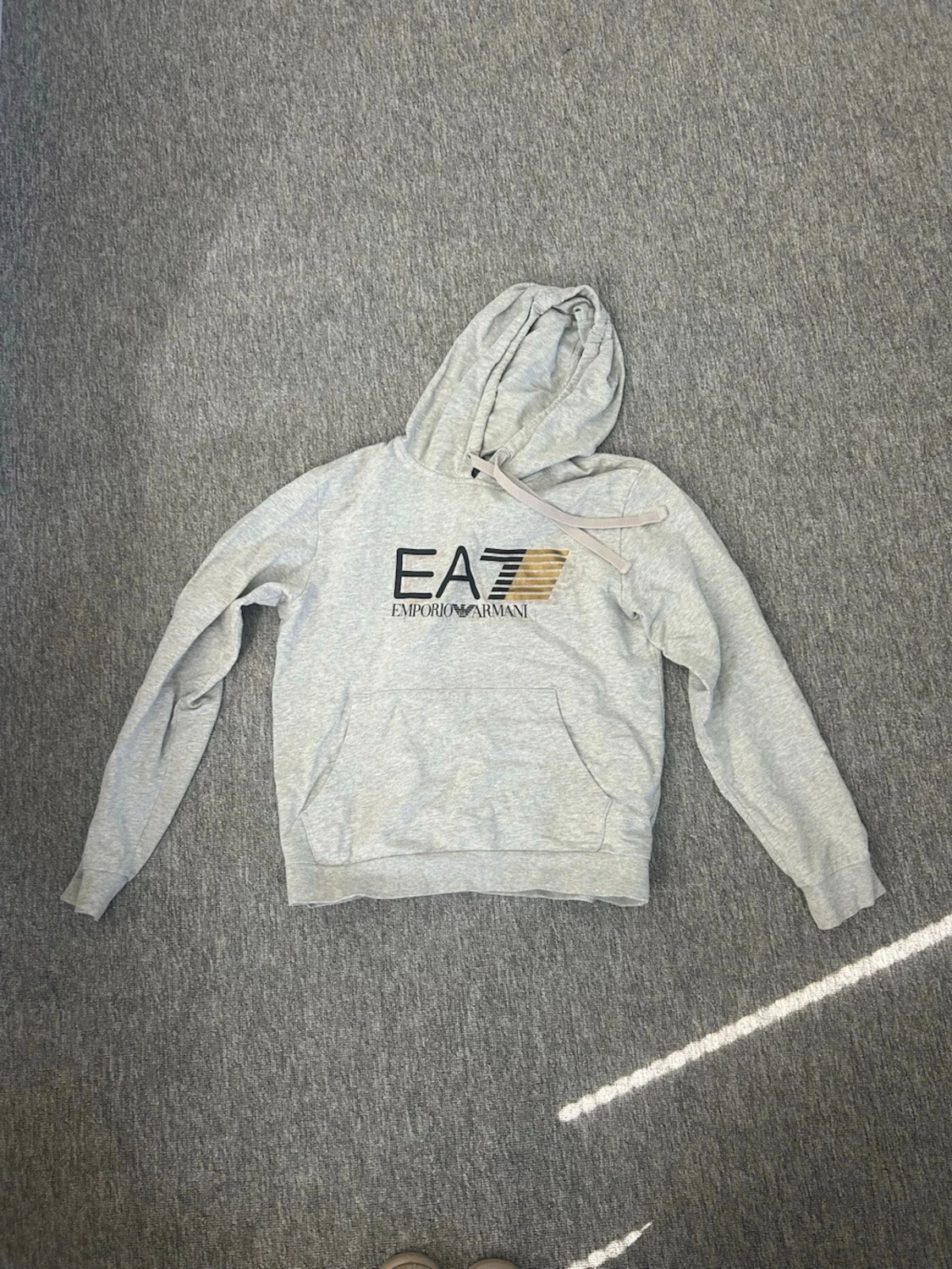 Grå hoodie från EA7 Emporio Armani