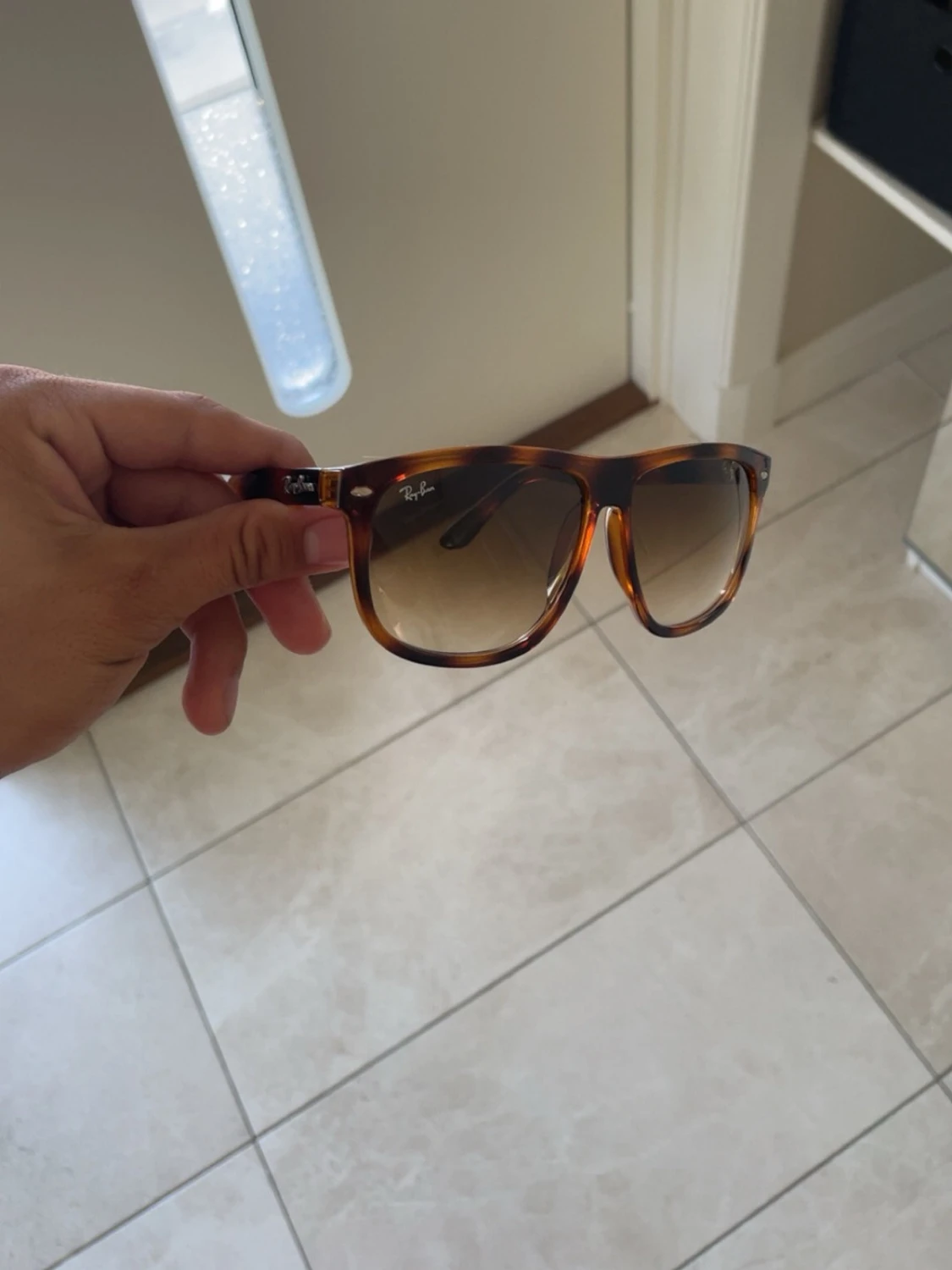 Rayban boyfriends med sköldpaddsmönster - 3