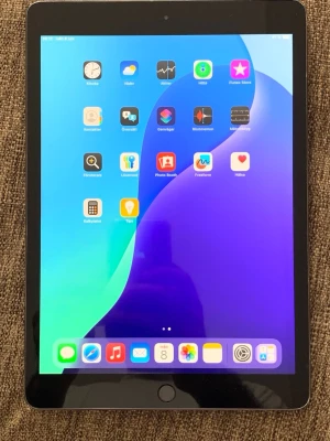 iPad 7th - iPad 7th 32GB,, batteri hälsa 90%, utloggad iCloud, ingen laddare, ios 18,7
