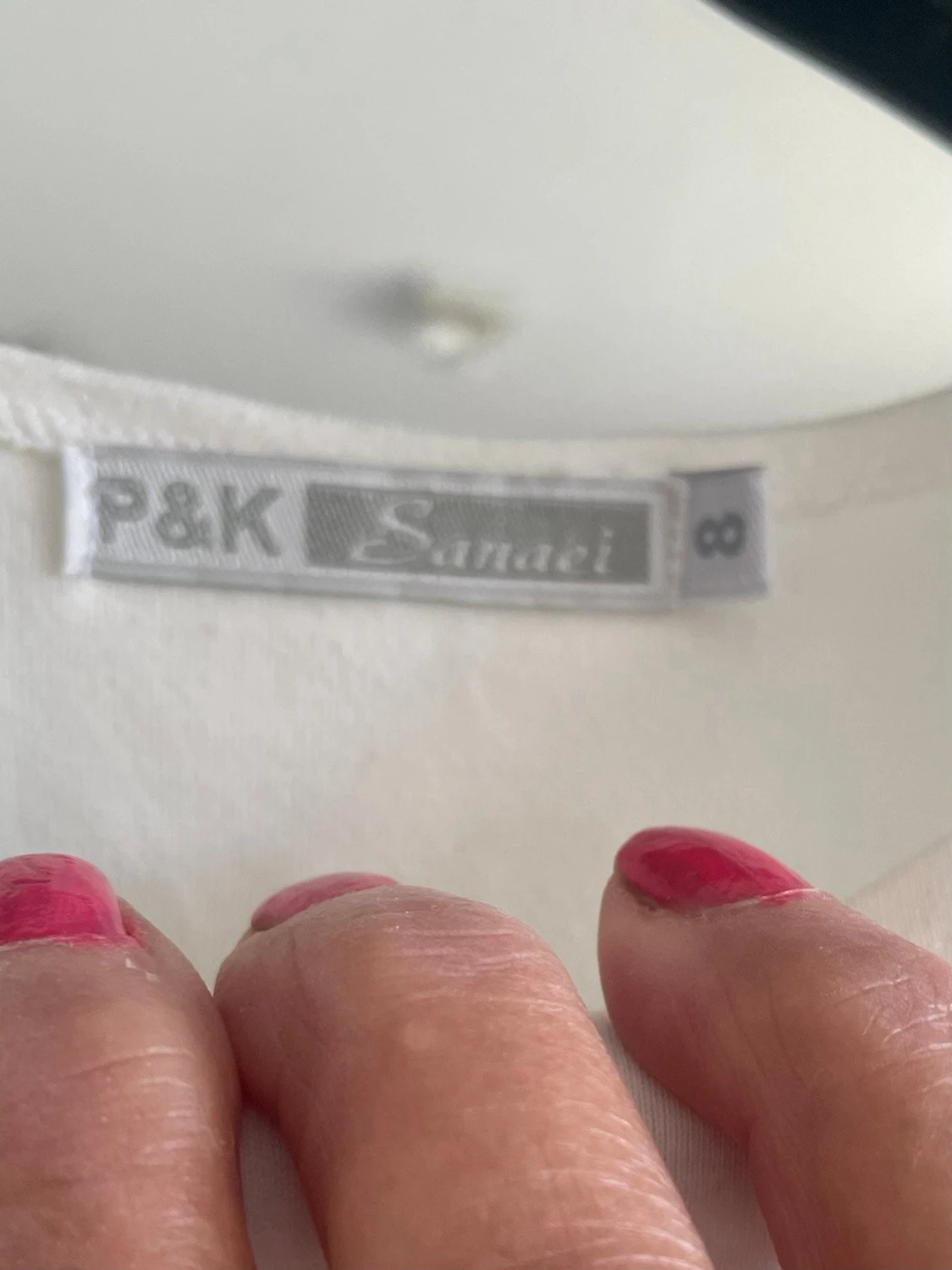 Vit och beige ärmlös klänning - 2