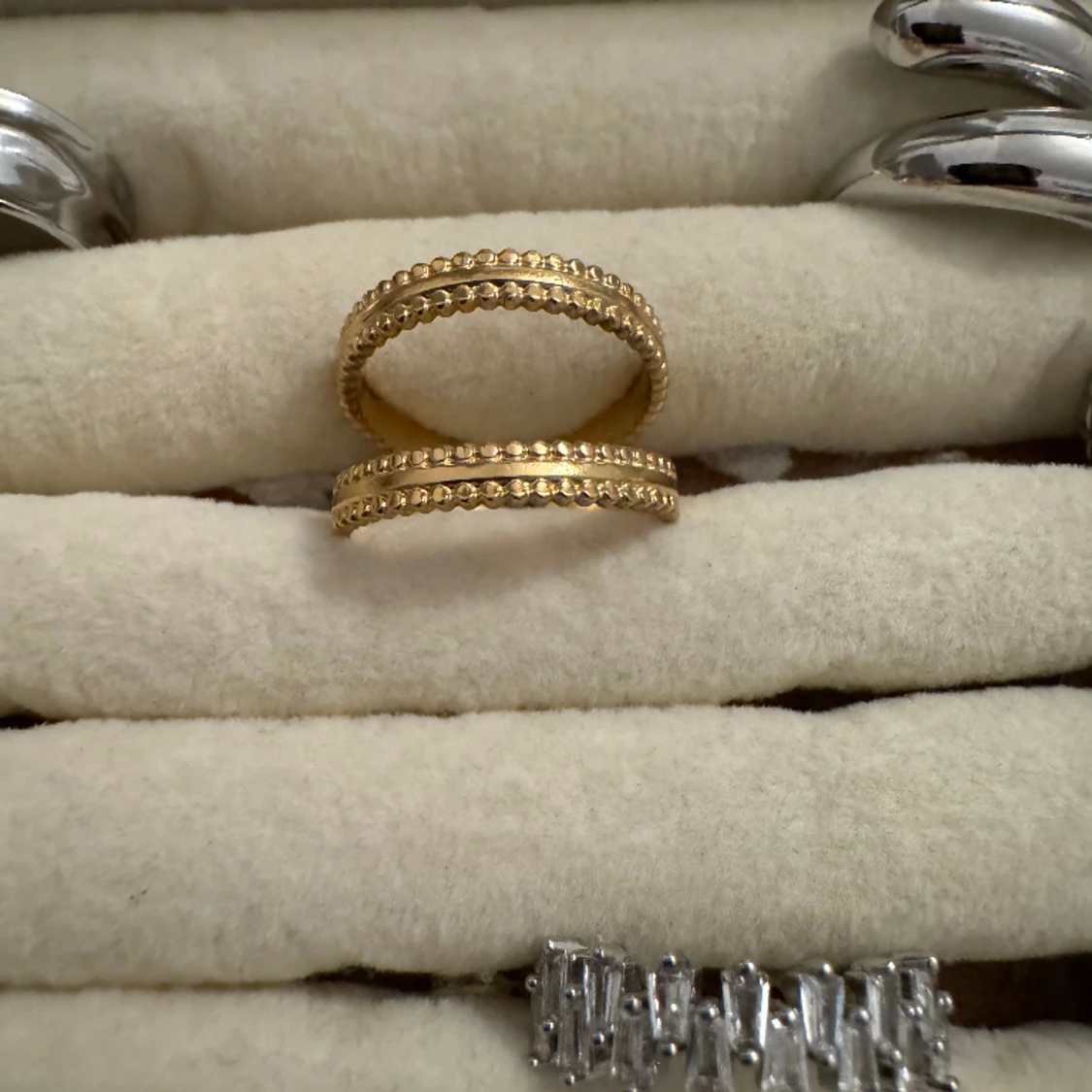 Rostfritt stål ring 