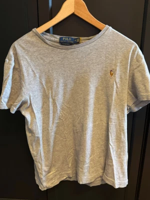 Grå t-shirt från Polo Ralph Lauren - Helt ny men morsan krympte den i tvätten från M till S 