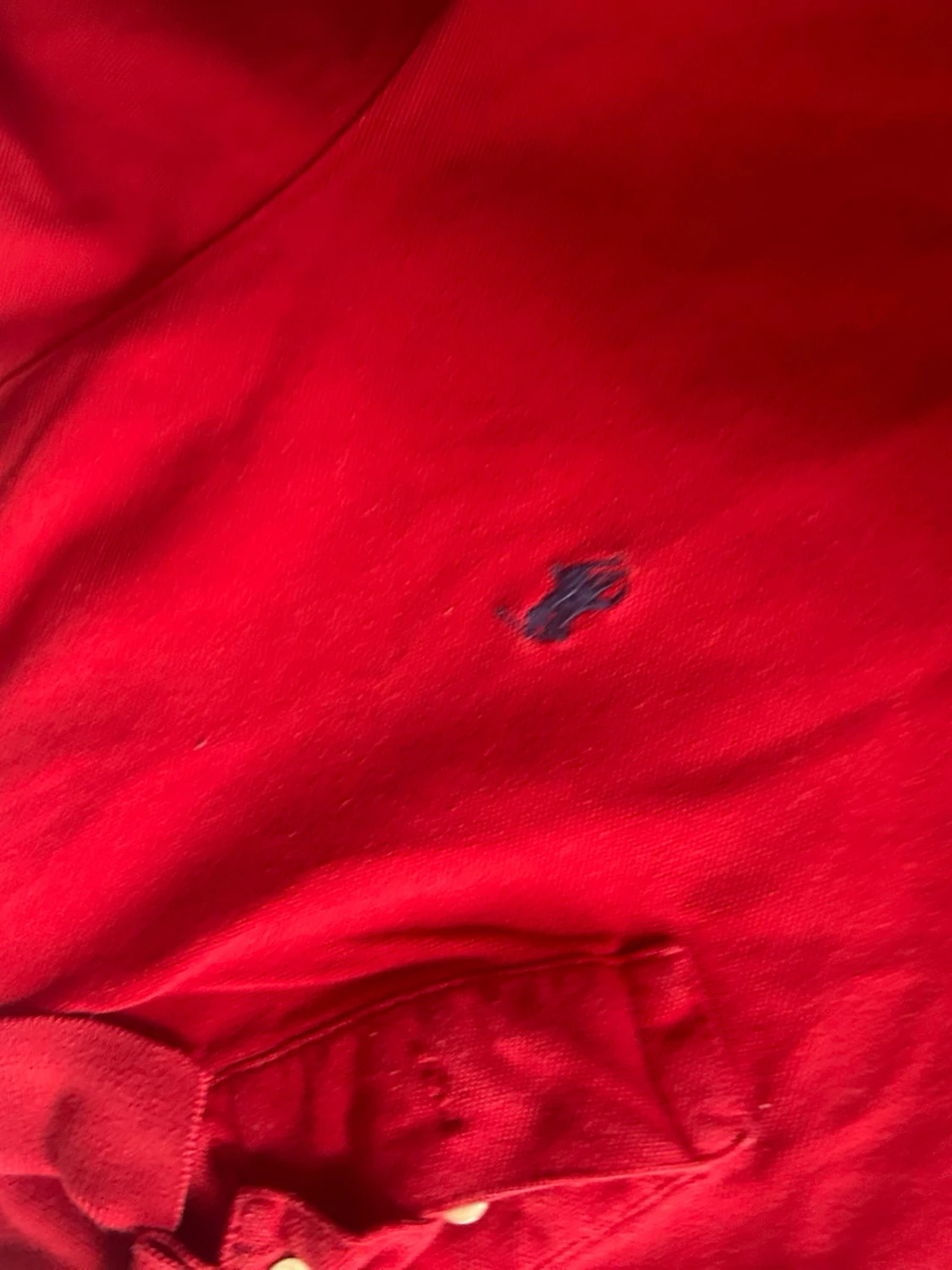 Röd pikétröja från Ralph Lauren - 1