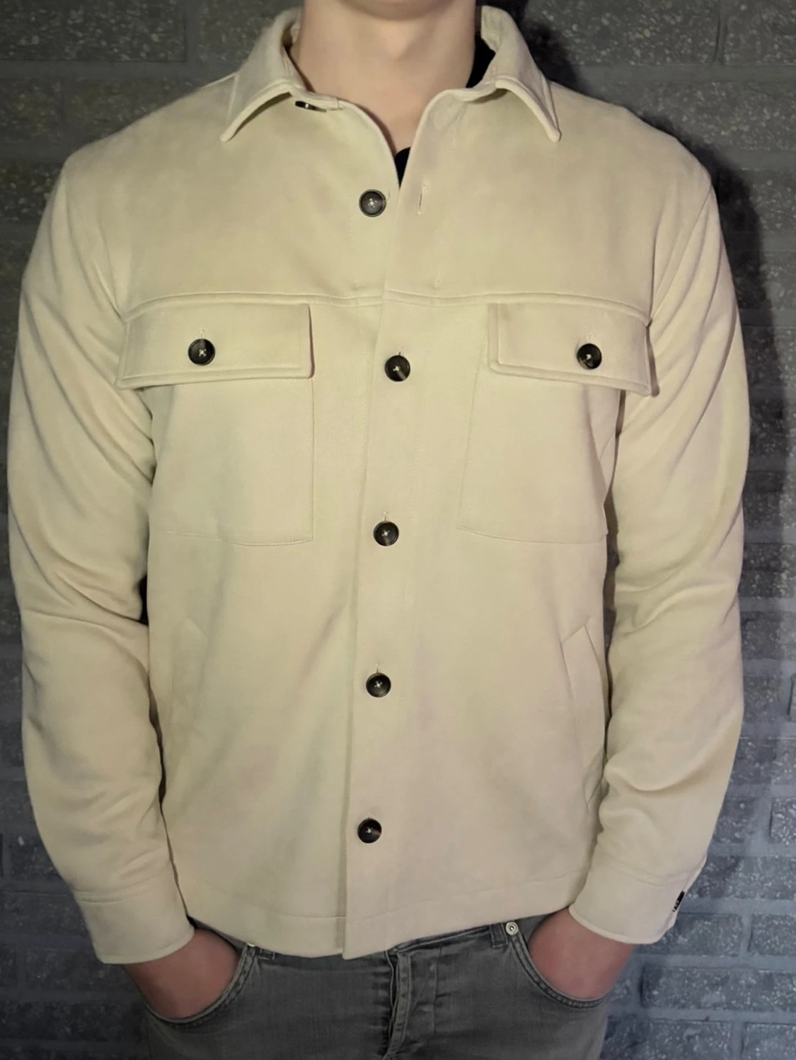 Beige overshirt från Zara - 3