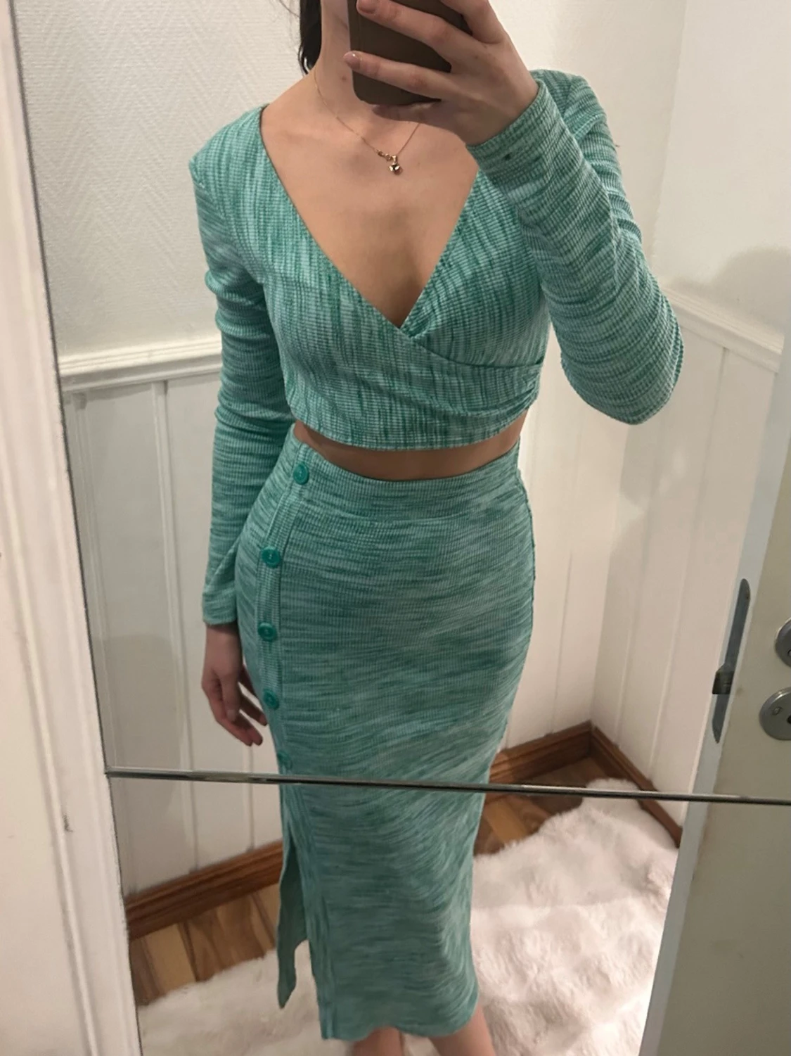 Turkost ribbat set - 2