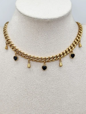 Stilfullt handgjort halsband  - Material-rostfritt stål.  Kedjetjocklek-7mm 