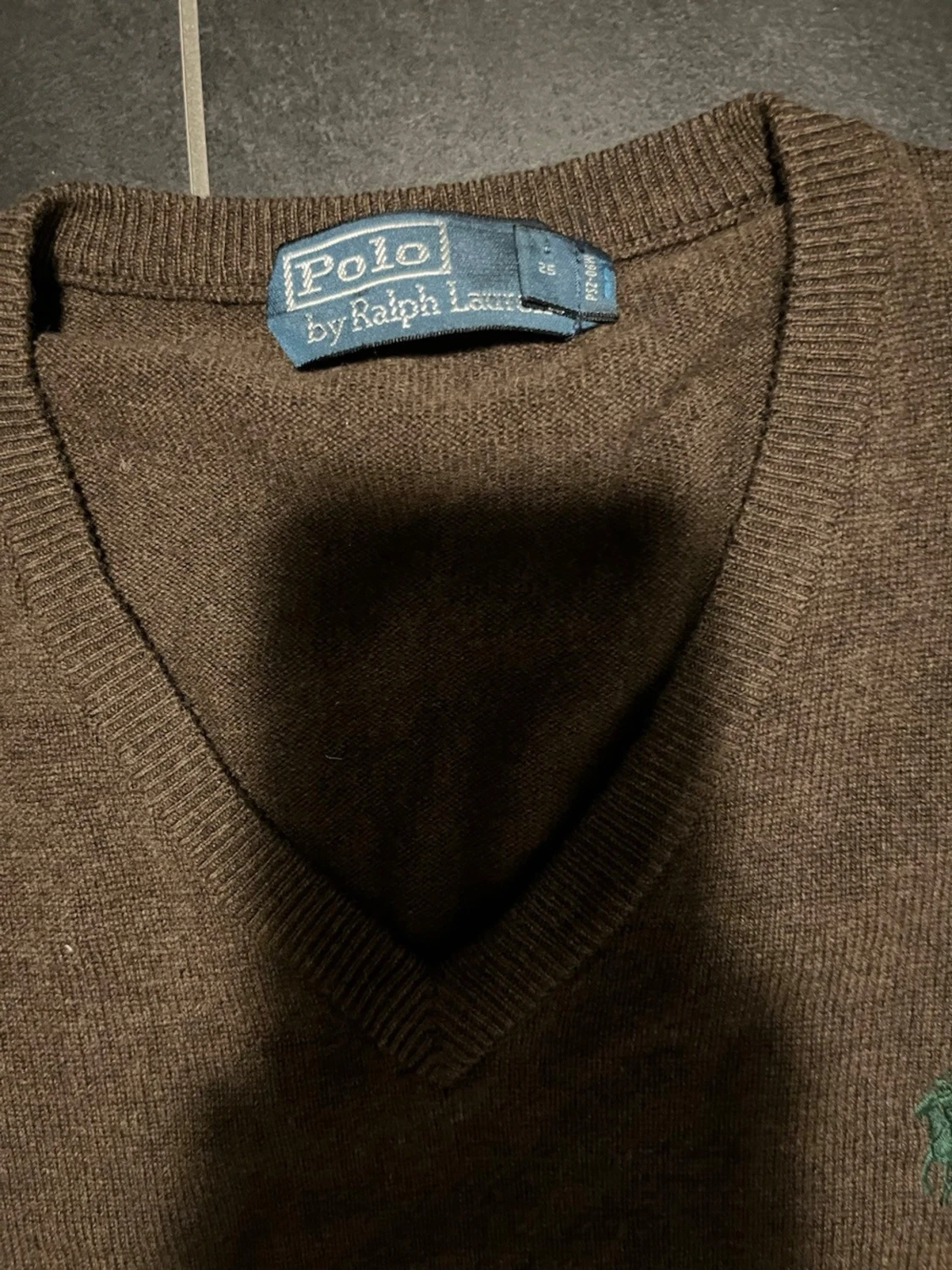 Brun stickad tröja från Polo Ralph Lauren - 2