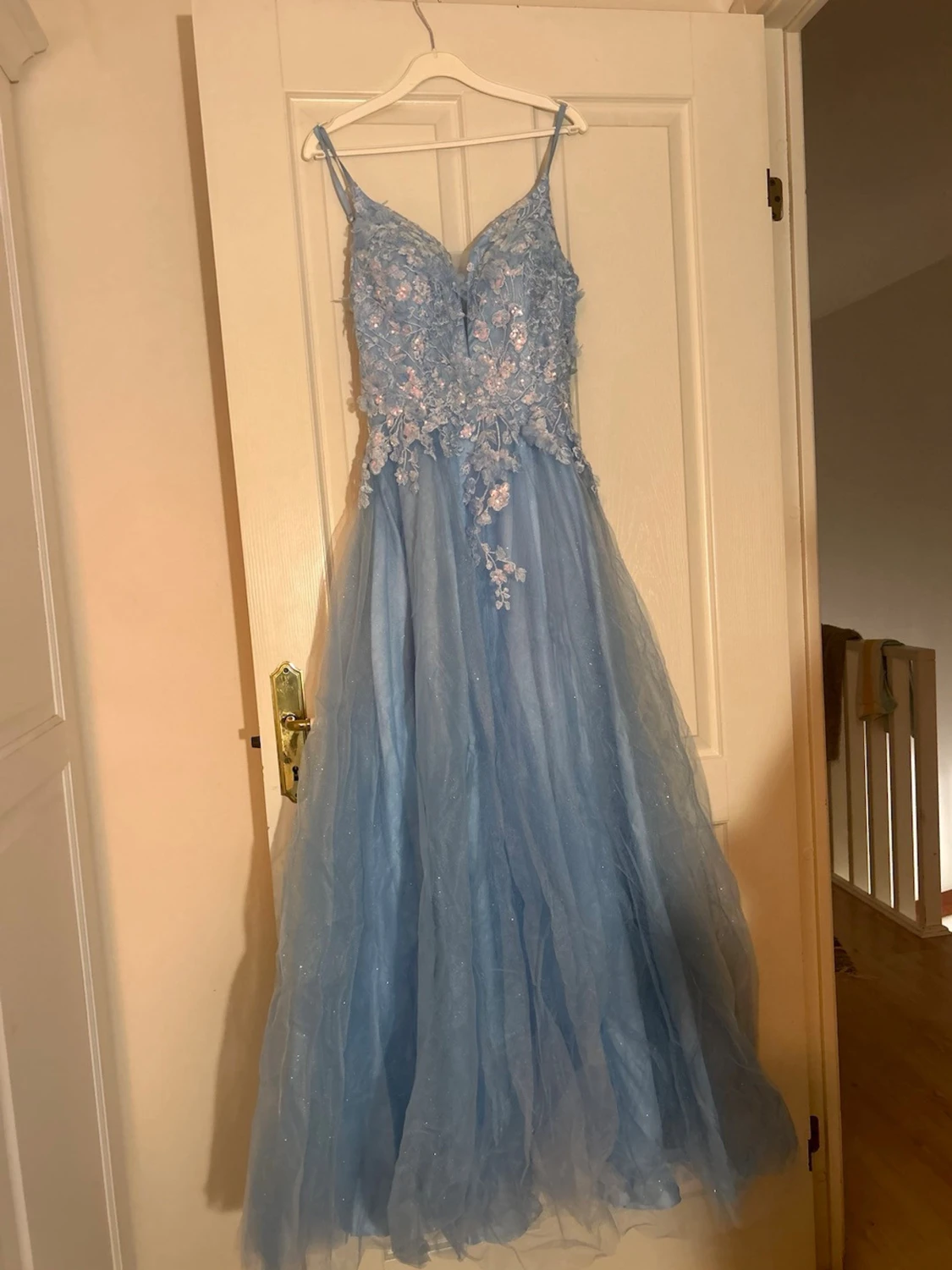 Ljusblå balklänning - 2