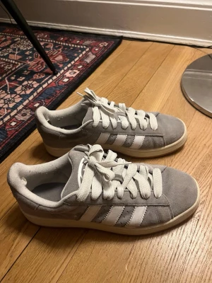 Grå Adidas Campus sneakers - Herr skor i 43 1/2, har tecken på användning inuti, se bild 