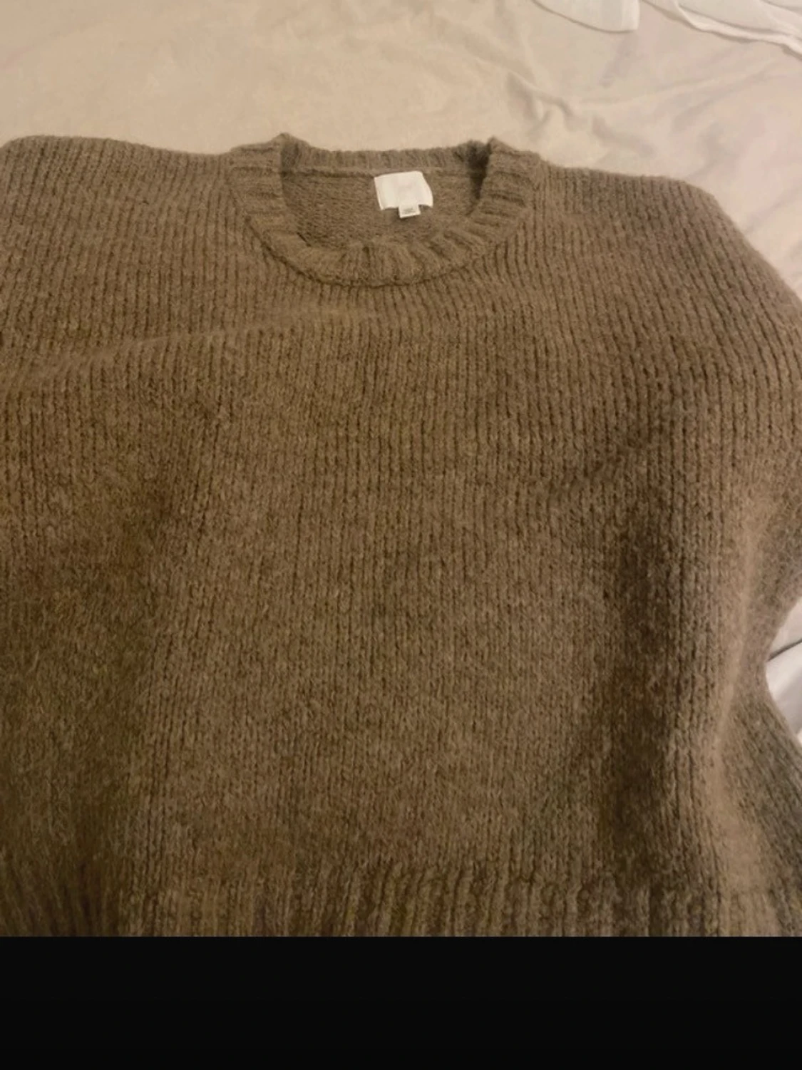Beige stickad tröja från H&M - 2