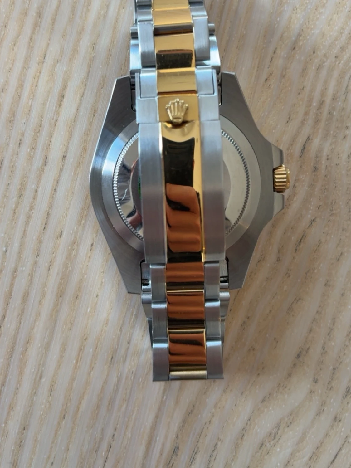 Lyxig svart/guld herrklocka - 2