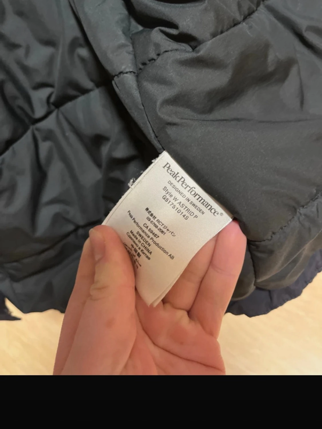 Mörkblå parkas från Peak Performance - 4