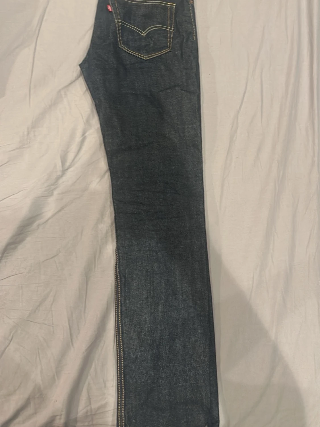Mörkblå raka jeans från Levi's - 1