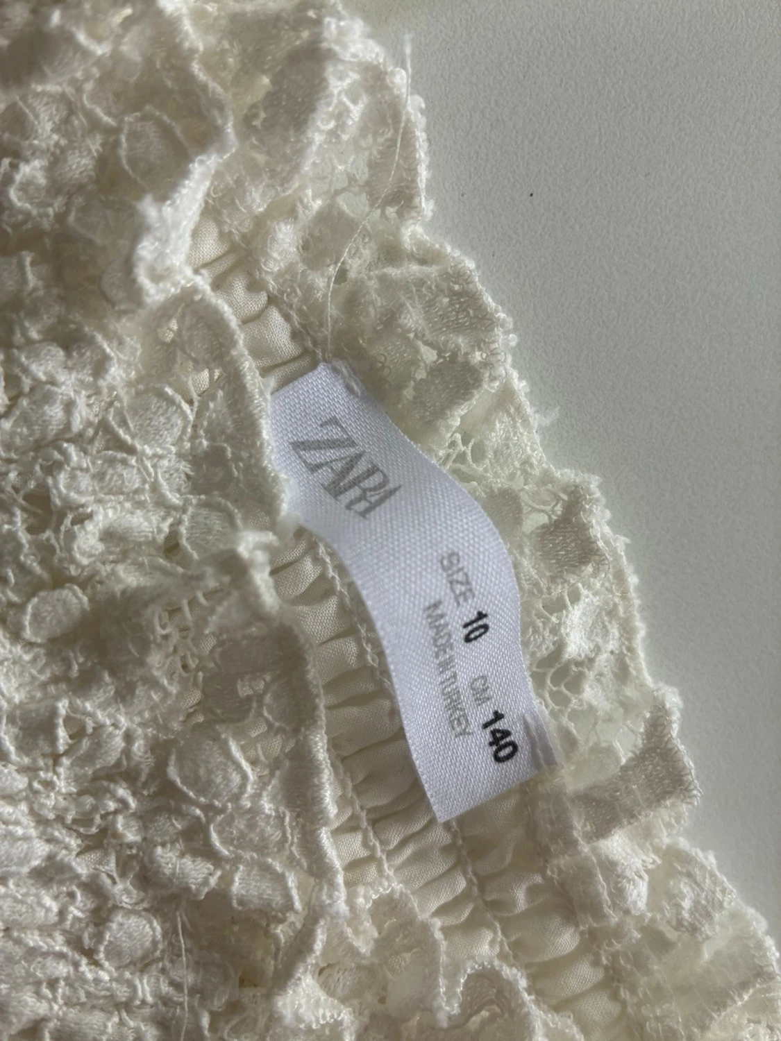 Jättesöt vit blus  - 3