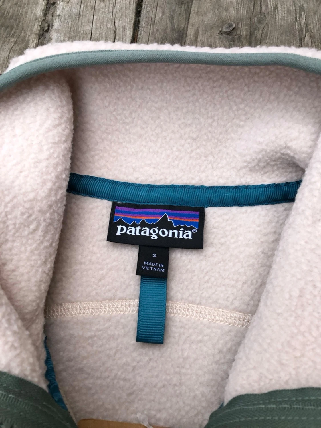 Vit fleeceväst från Patagonia - 2