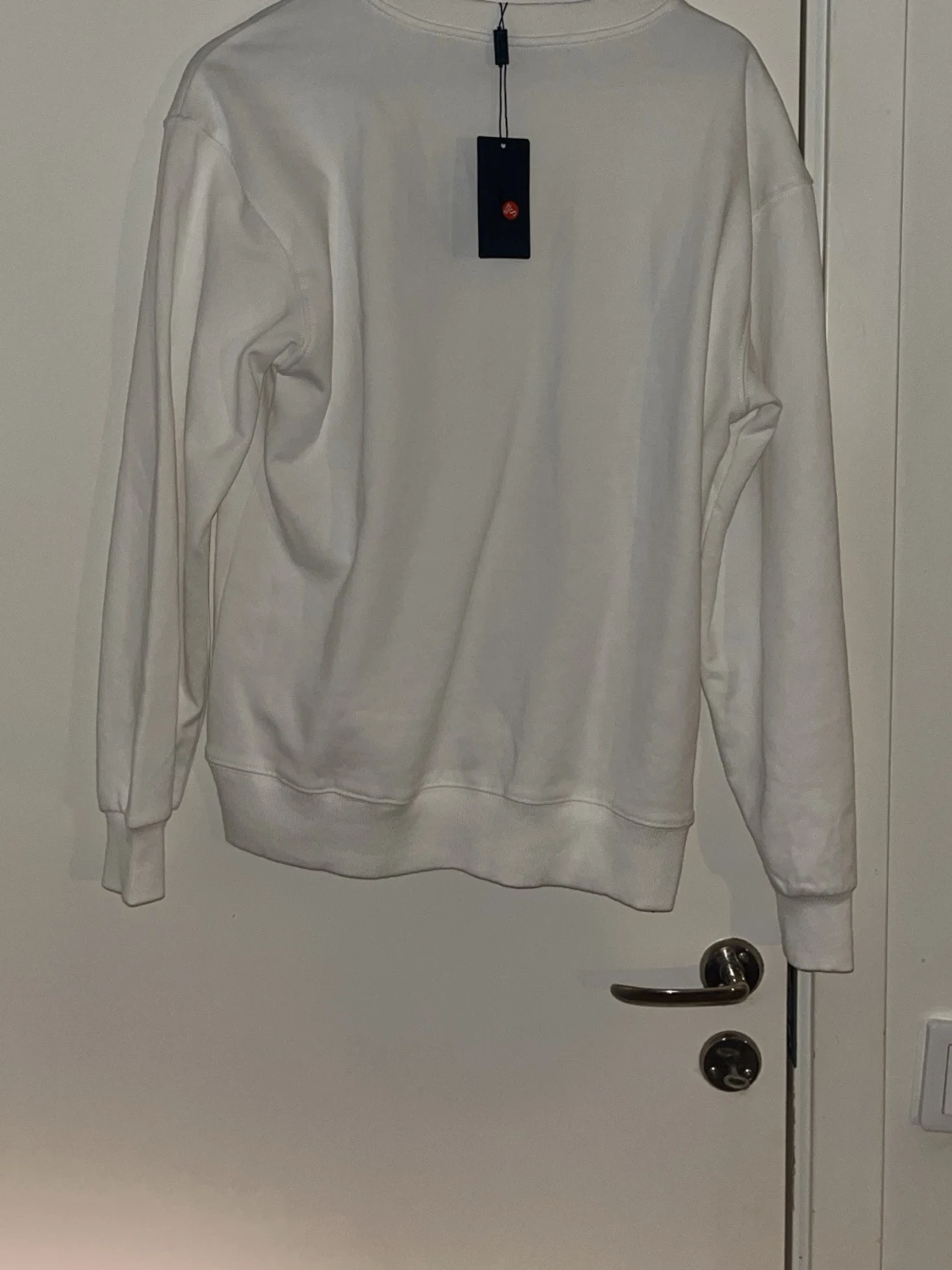 Prada Vit sweatshirt med logga på bröstet - 1