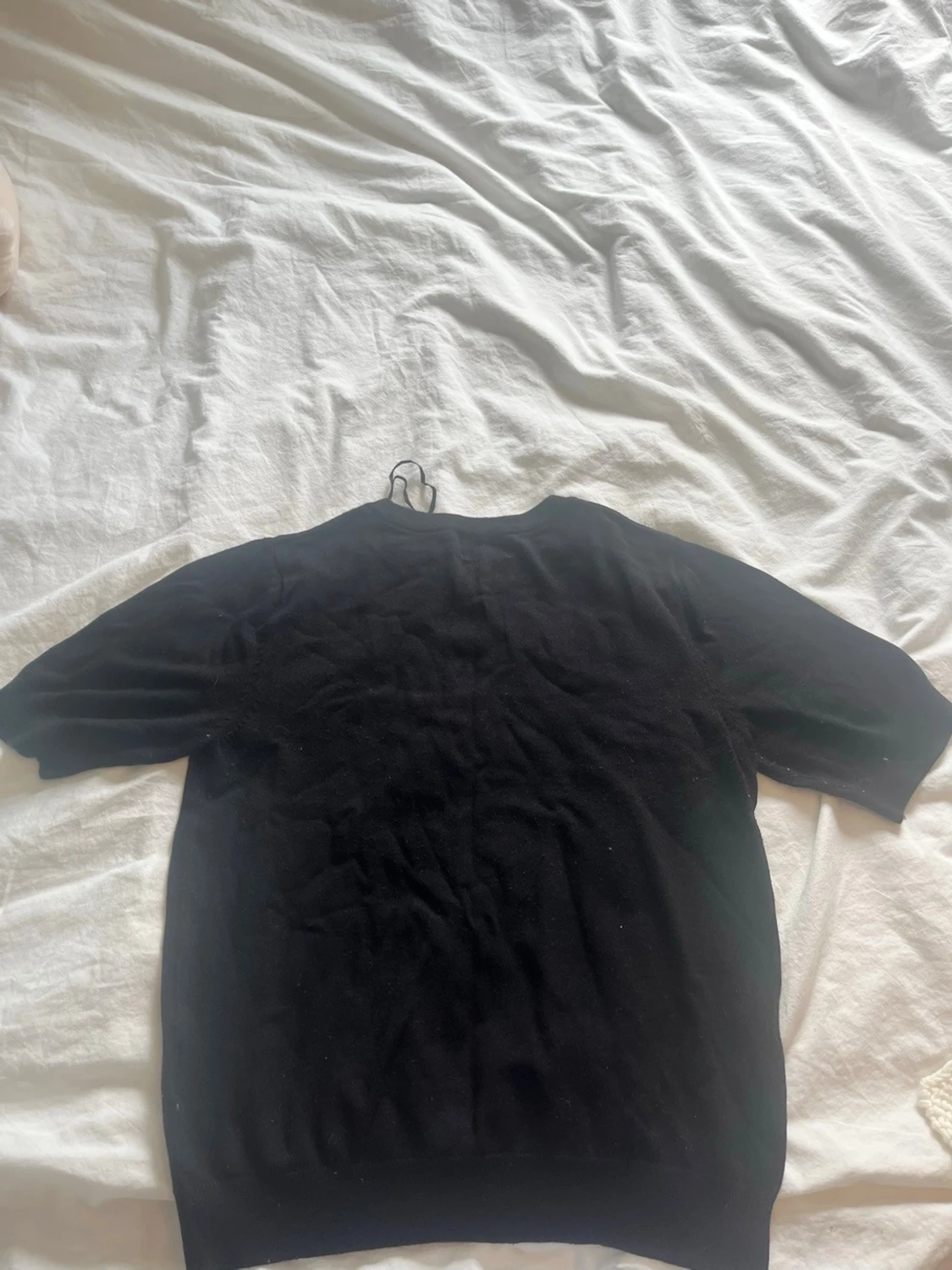 Svart kortärmad topp från H&M - 2