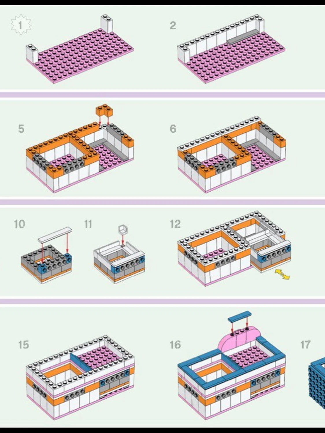 Färgglad LEGO-förvaringslåda - 6