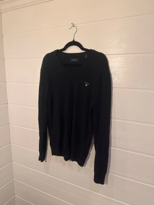 Gant Tröja Svart L - Storlek: L, Material: 80% ull, 20% polyamid, bra skick!!