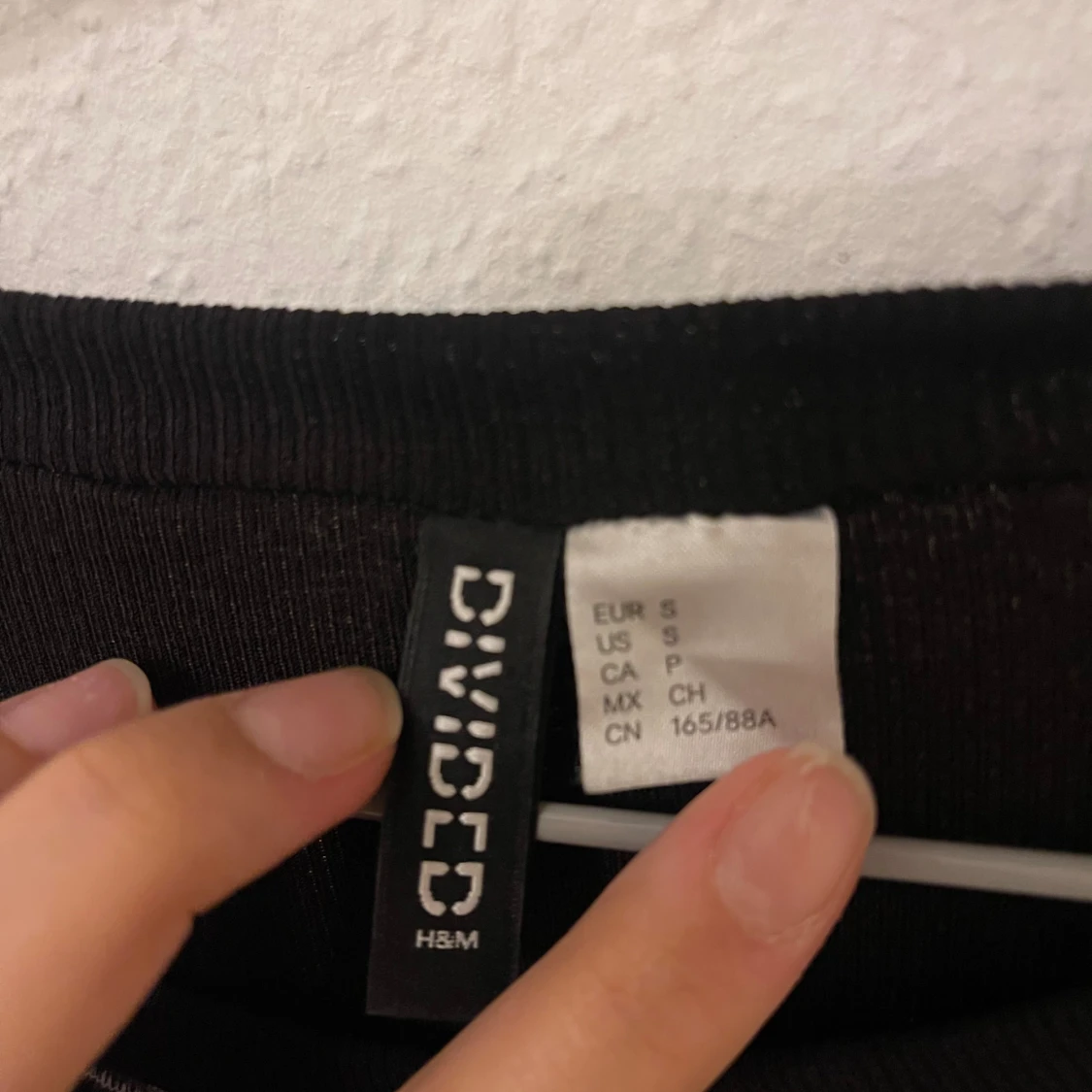 Svart långärmad topp från H&M Divided - 1