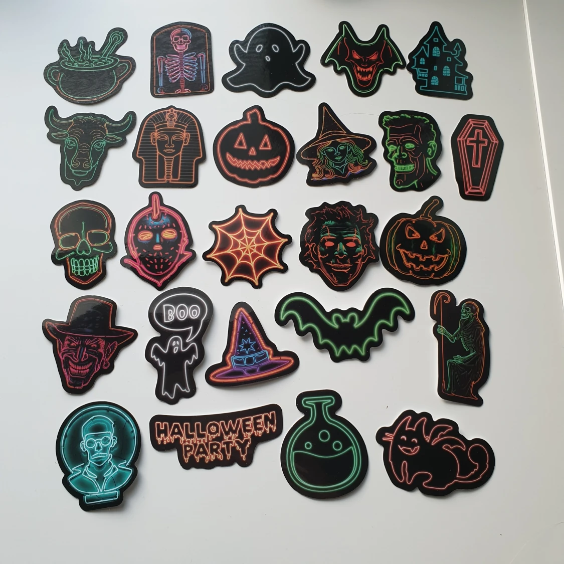 25st halloween klistermärken/stickers - 1