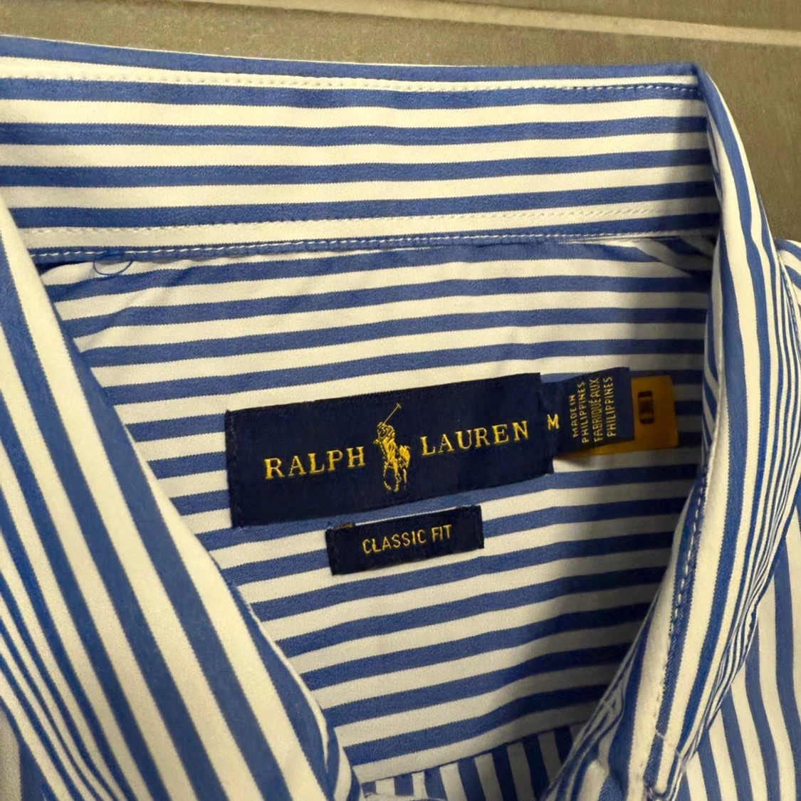 Blåvit randig skjorta från Ralph Lauren - 3