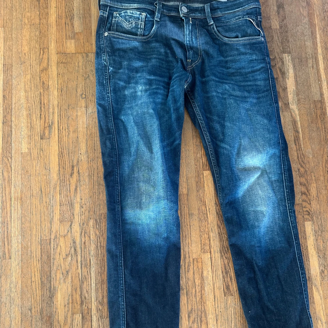 Replay Anbass slim fit jeans blå