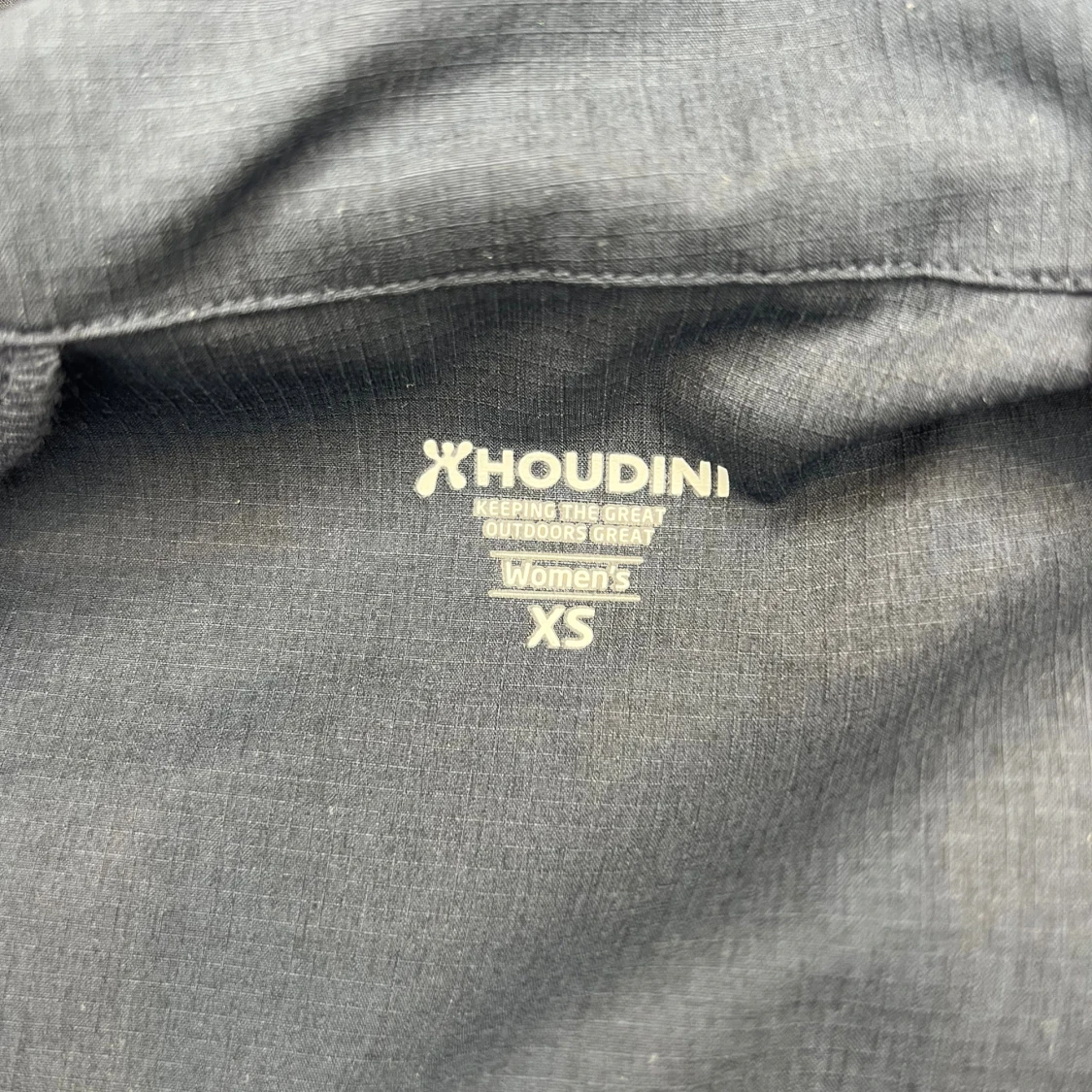 Mörkblå Houdini Daybreak vindjacka XS - 1