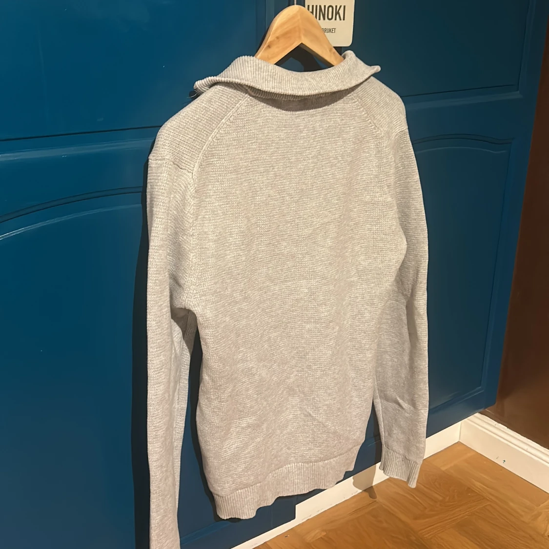 Ljusgrå half zip tröja Selected Homme - 3