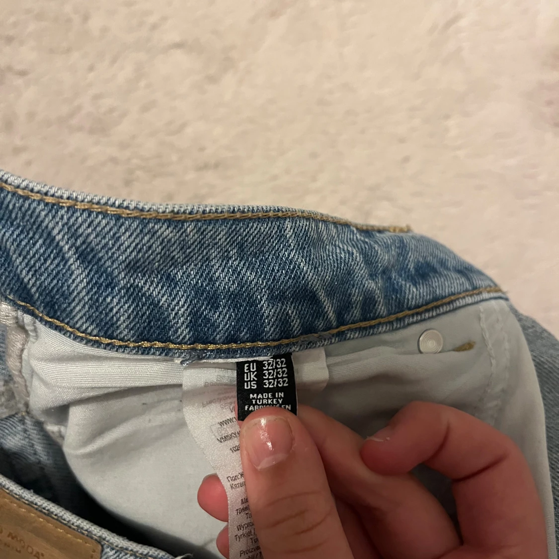 Ljusblå raka jeans från Vero Moda - 4